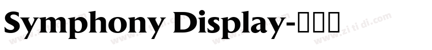 Symphony Display字体转换